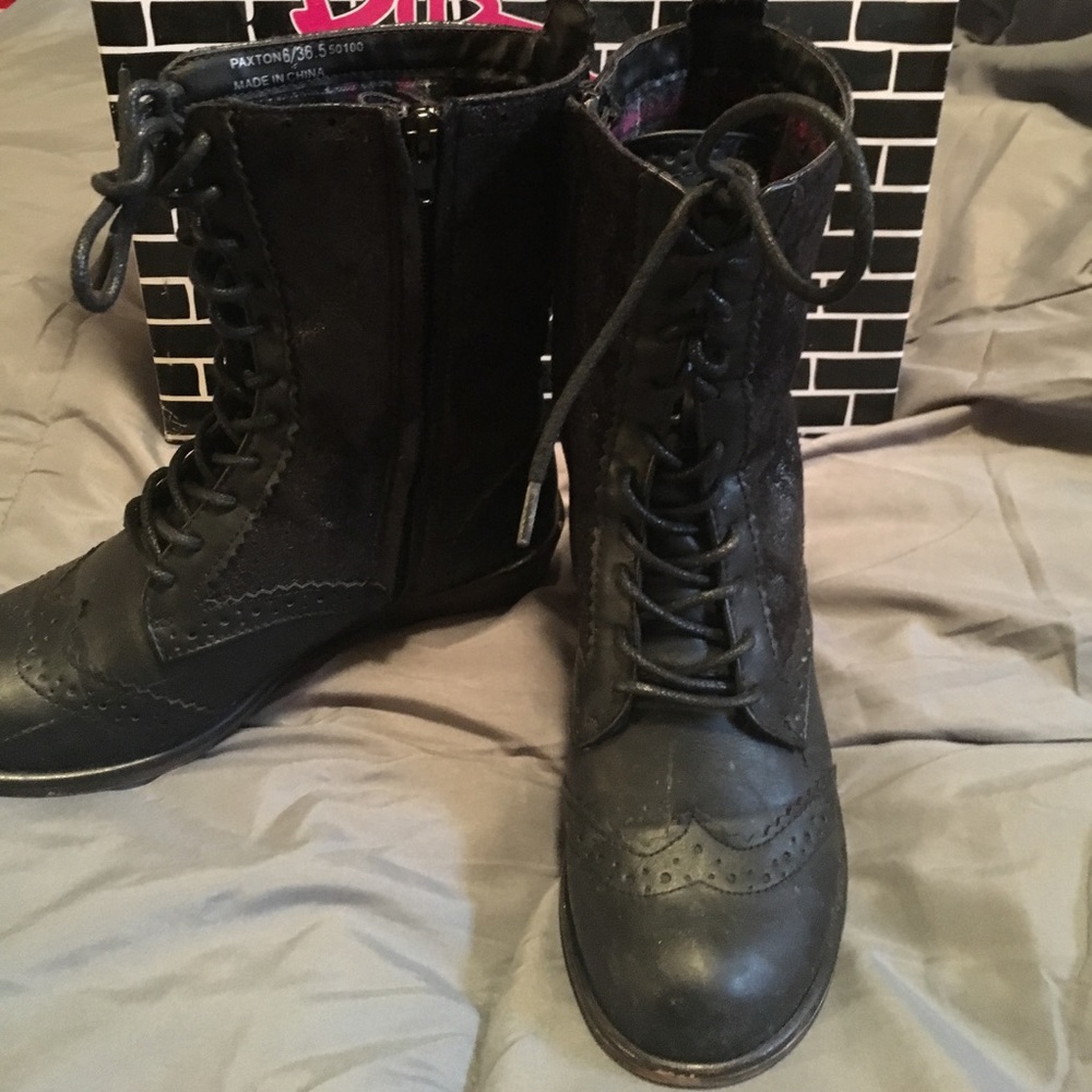 Dirty Laundry combat boots
